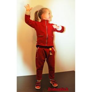 Šiltas vaikiškas komplektukas su sportinėmis kelnytėmis