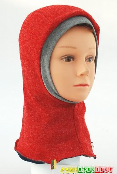 Kepurė - šalmukas "angora šilta raudona", 795