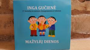 Cd "mažylių dienos" su natų ir žodžių knygele