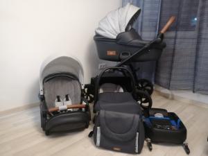 Tutis aero leather 3 in 1 su isofix baze,