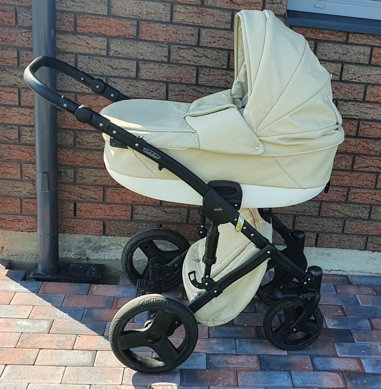 Milli toddler eco odos 3in1 vežimėlis Milli toddler eco odos 3in1 vežimėlis