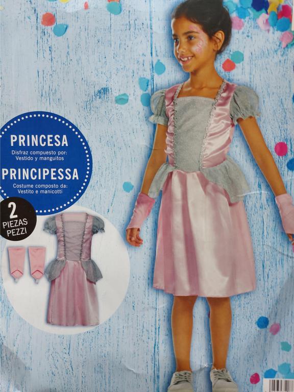 Rožinė princesės suknelė su riešinėmis