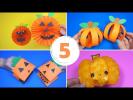 5 darbeliai halloweeno tema