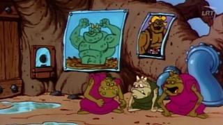 Smurfai<br/>Smurfiškos imtynės purve